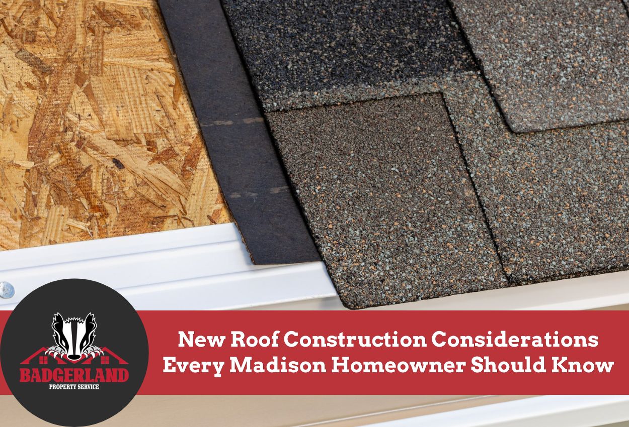 Roofing materials and construction details for Madison homeowners.
